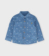 Camisa bebé niño denim