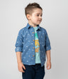 Camisa bebé niño denim