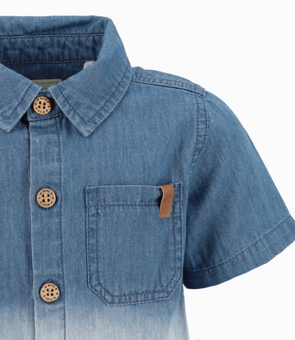 Camisa Bebé Niño Tie Dye Denim