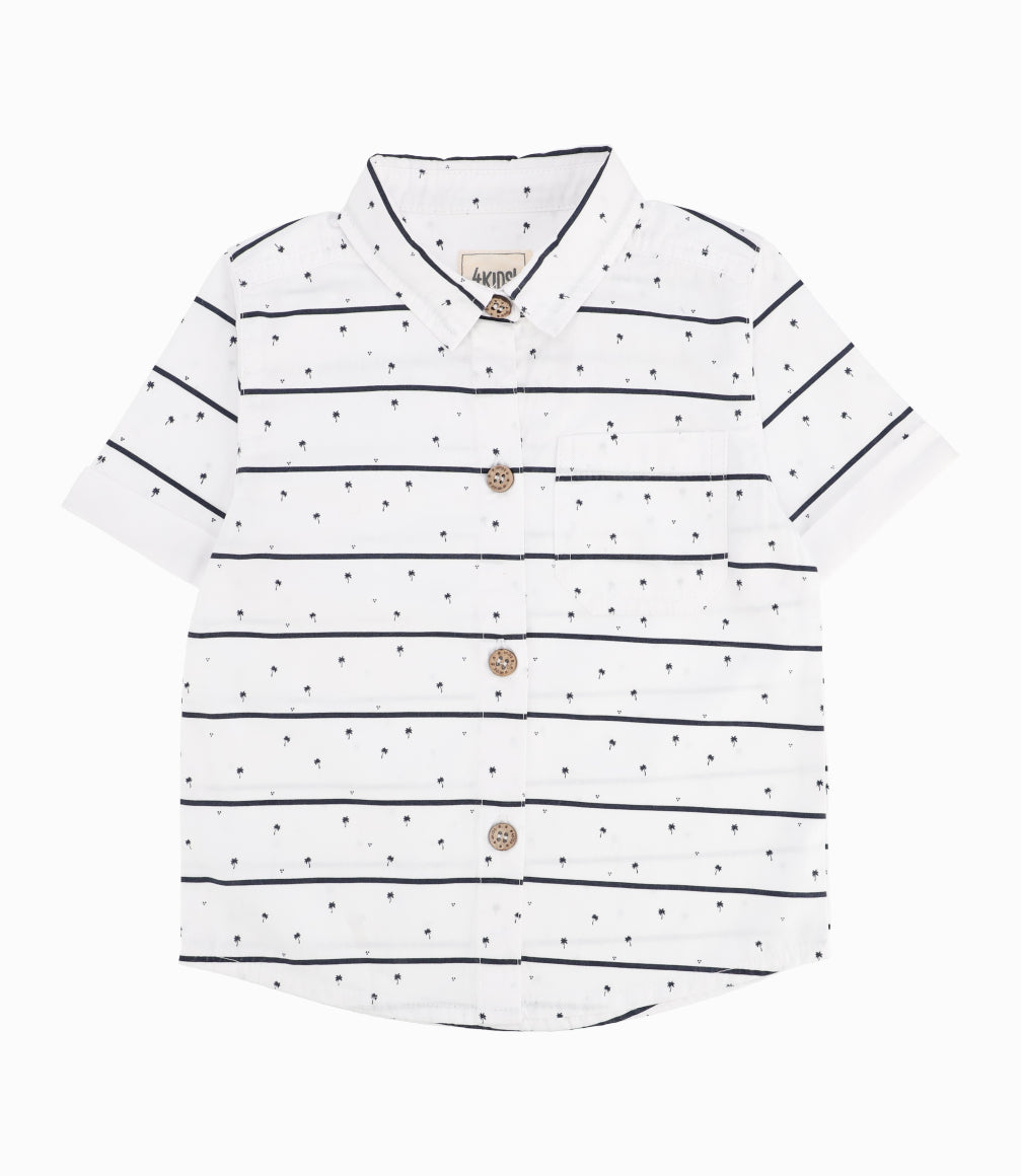 Camisa Bebé Niño Con Diseño Blanco 3 meses / Blanco
