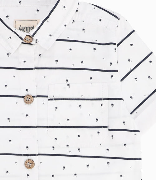 Camisa Bebé Niño Con Diseño Blanco 3 meses / Blanco