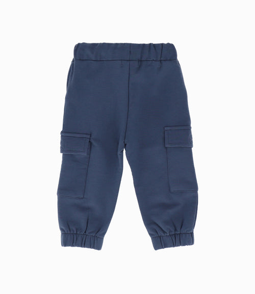 Pantalón buzo bebé niño jogger 6 meses / Azul