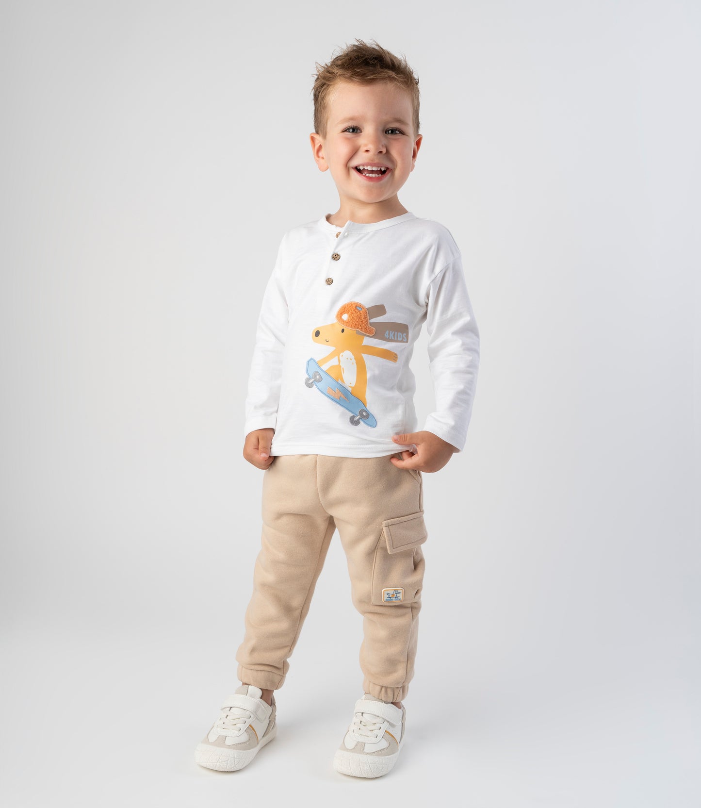 Pantalón de buzo bebé niño jogger