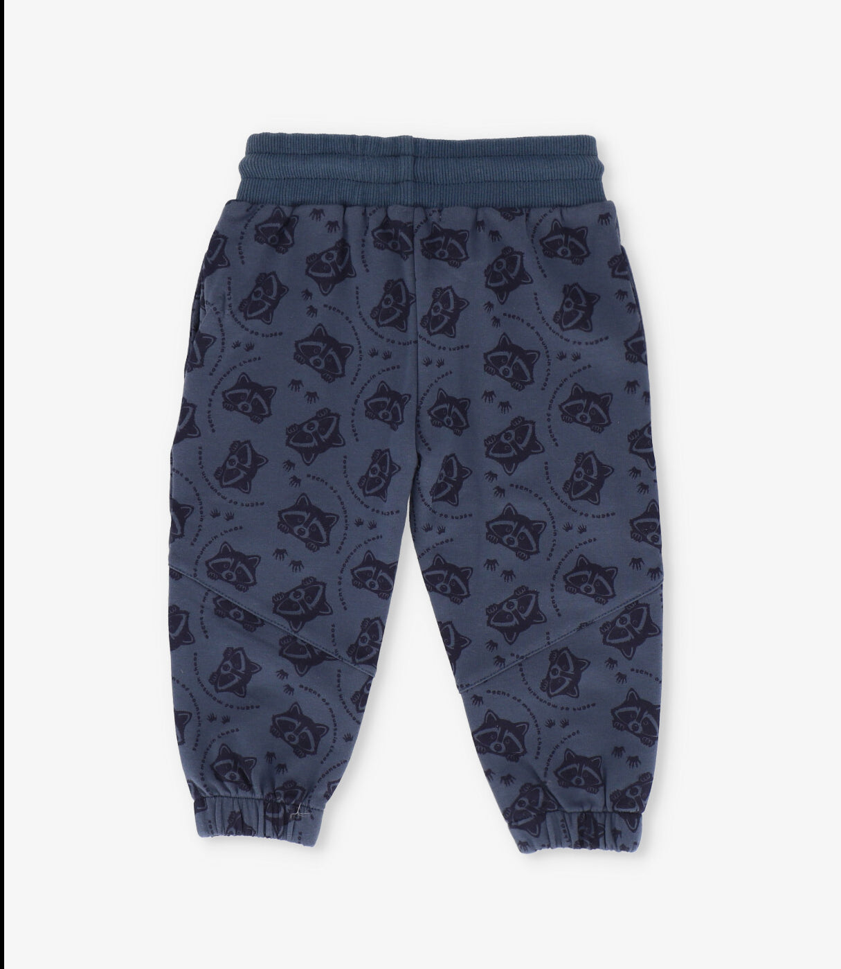 Pantalón de buzo bebé niño con estampado 6 meses / Azul Marino