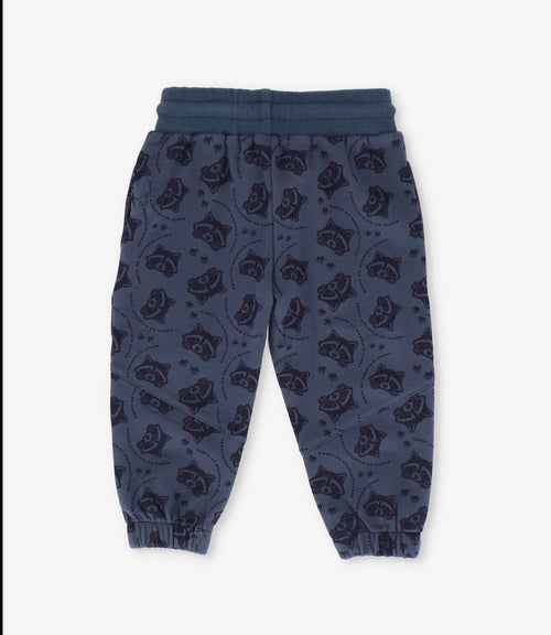 Pantalón de buzo bebé niño con estampado 6 meses / Azul Marino