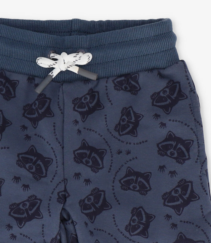 Pantalón de buzo bebé niño con estampado 6 meses / Azul Marino