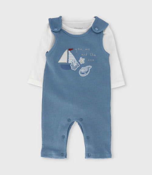 Jardinera recién nacido marinero 0 meses / Azul