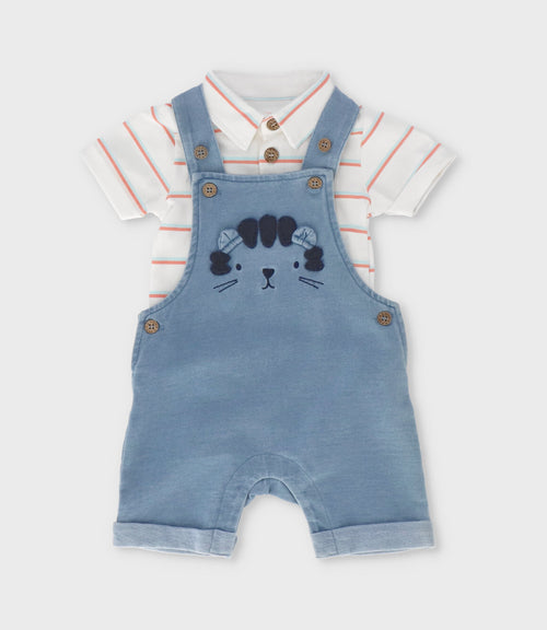 Jardinera recién nacido denim 0 meses / Azul Marino