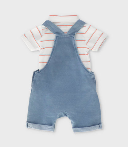 Jardinera recién nacido denim