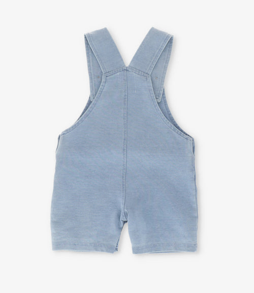 Jardinera recién nacido denim 0 meses / Celeste