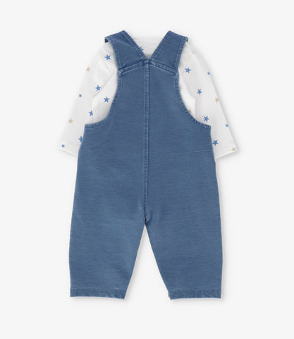 Jardinera recién nacido con body