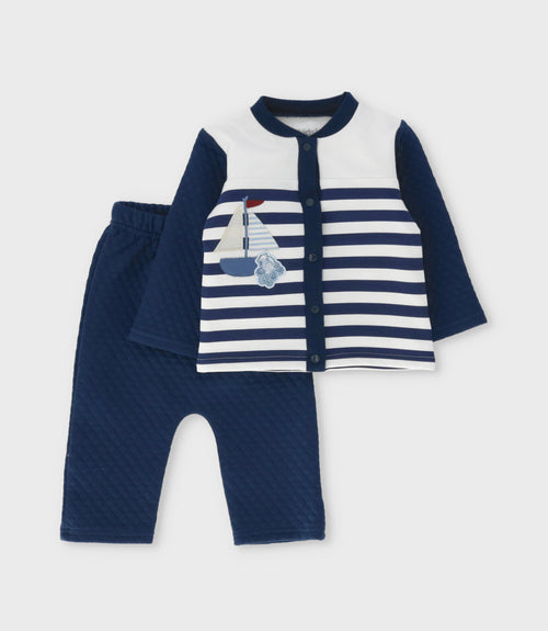 Buzo recién nacido marino 0 meses / Azul