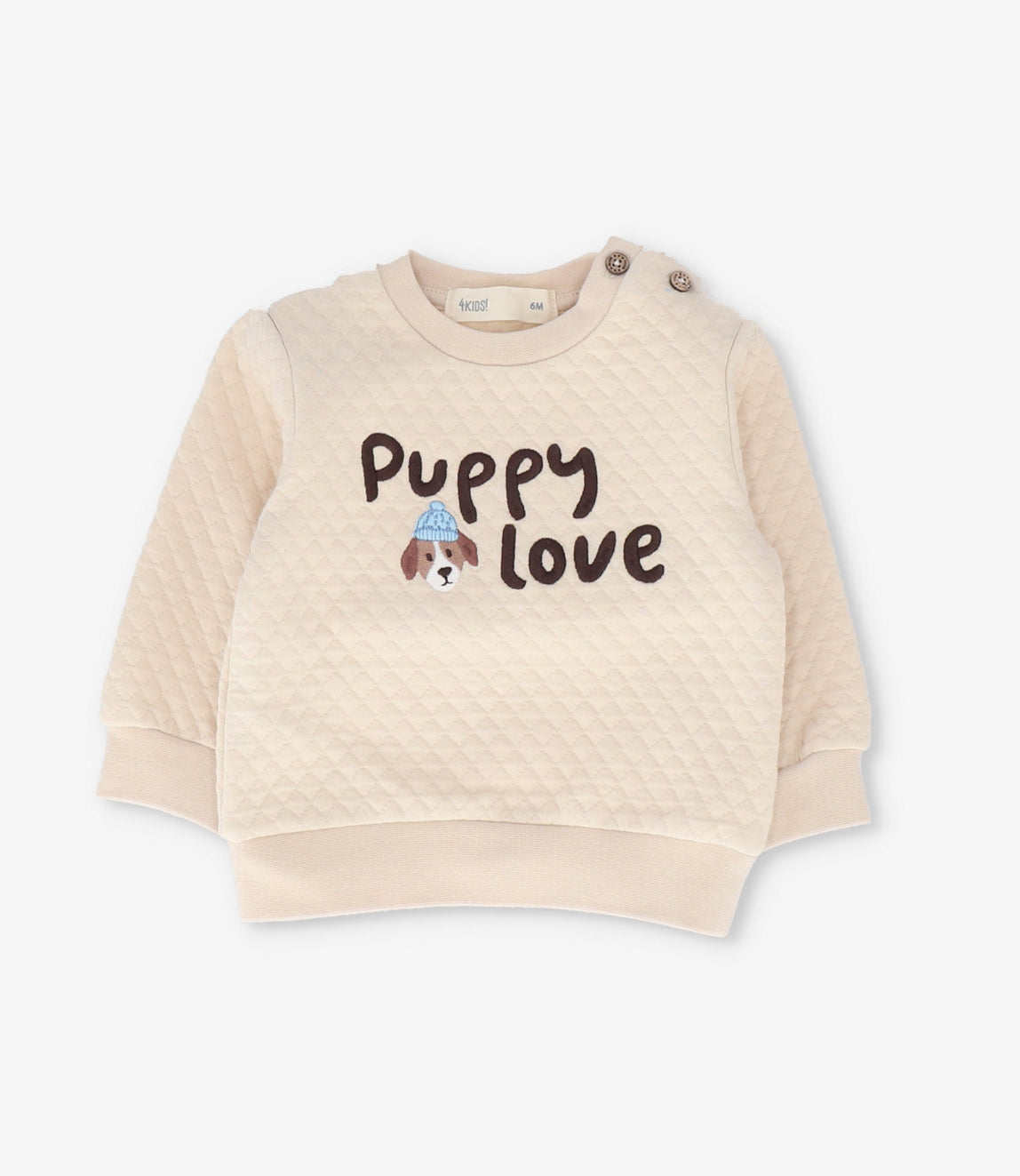 Buzo recién nacido puppy love 0 meses / Beige