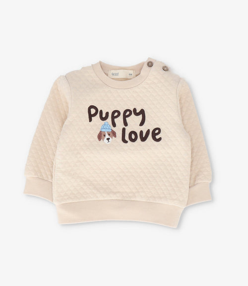 Buzo recién nacido puppy love 0 meses / Beige