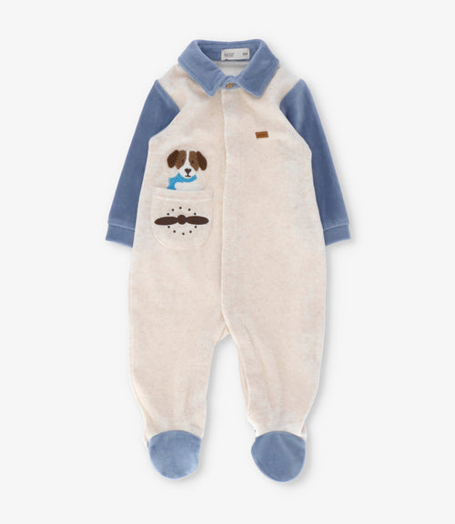 Enterito recién nacido con perrito 0 meses / Celeste