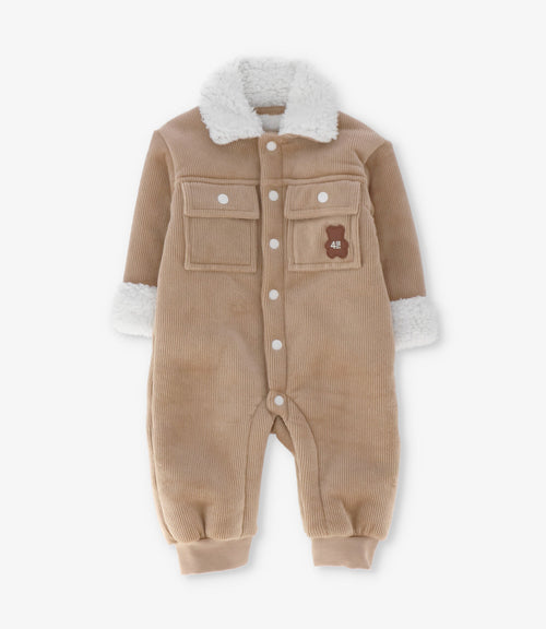 Enterito recién nacido sherpa 0 meses / Beige