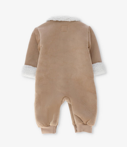 Enterito recién nacido sherpa 0 meses / Beige