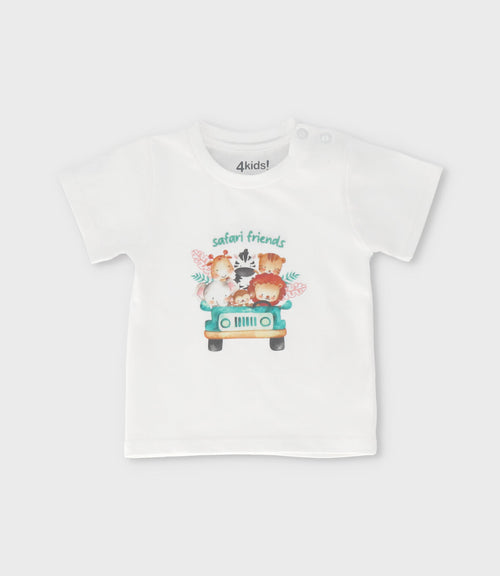 Conjunto recién nacido safari 0 meses / Blanco