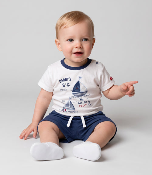 Conjunto recién nacido boat 0 meses / Azul