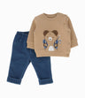 Conjunto recién nacido con osito
