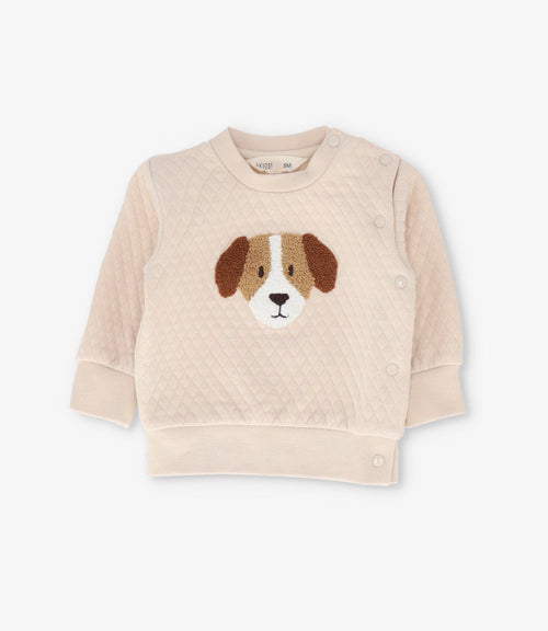 Conjunto recién nacido con perrito 0 meses / Celeste