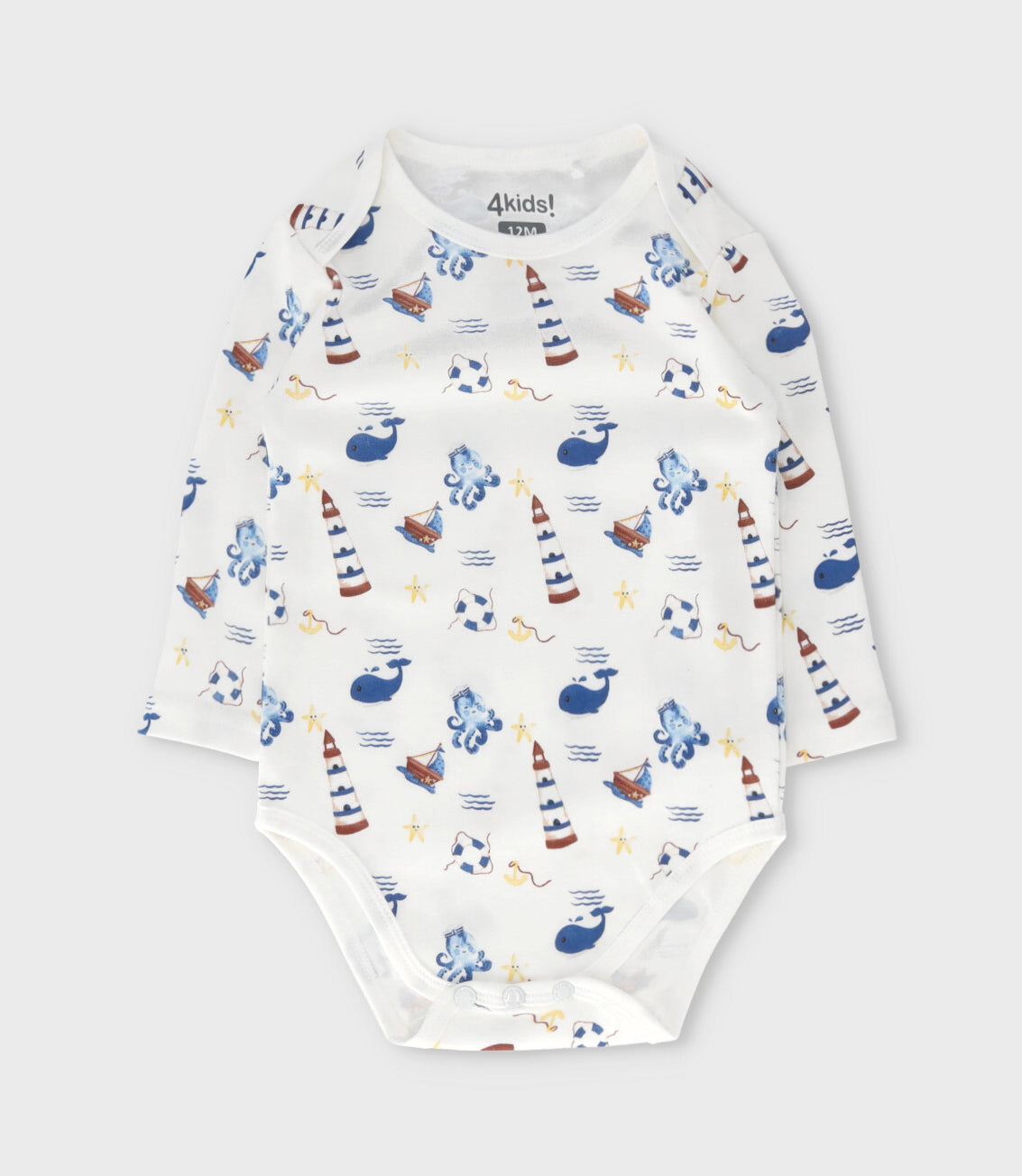 Pack body recién nacido 3 unidades 0 meses / Azul