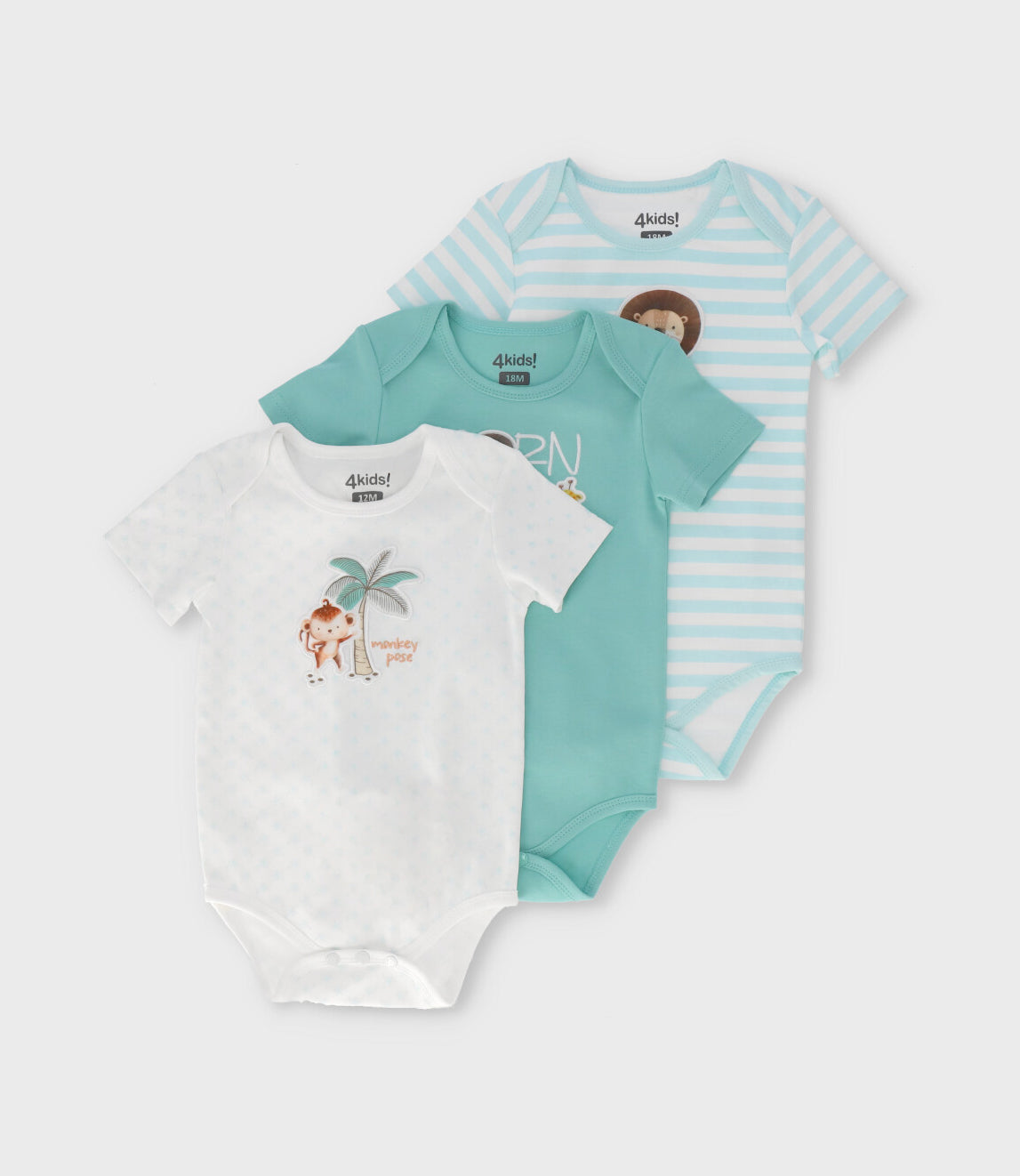 Pack body recién nacido 3 unidades 0 meses / Varios