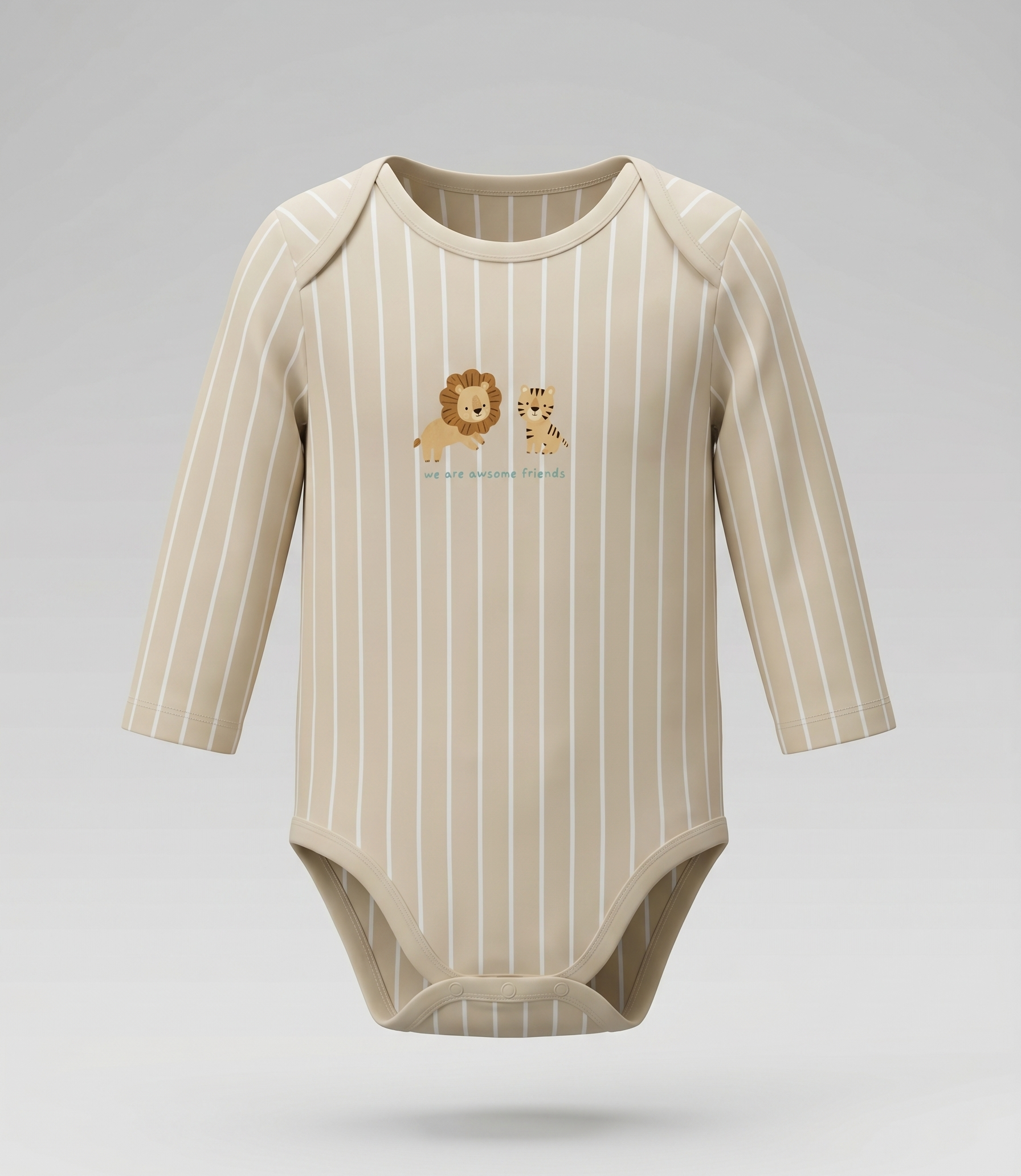 Pack body recién nacido 3 unidades 0 meses / Beige