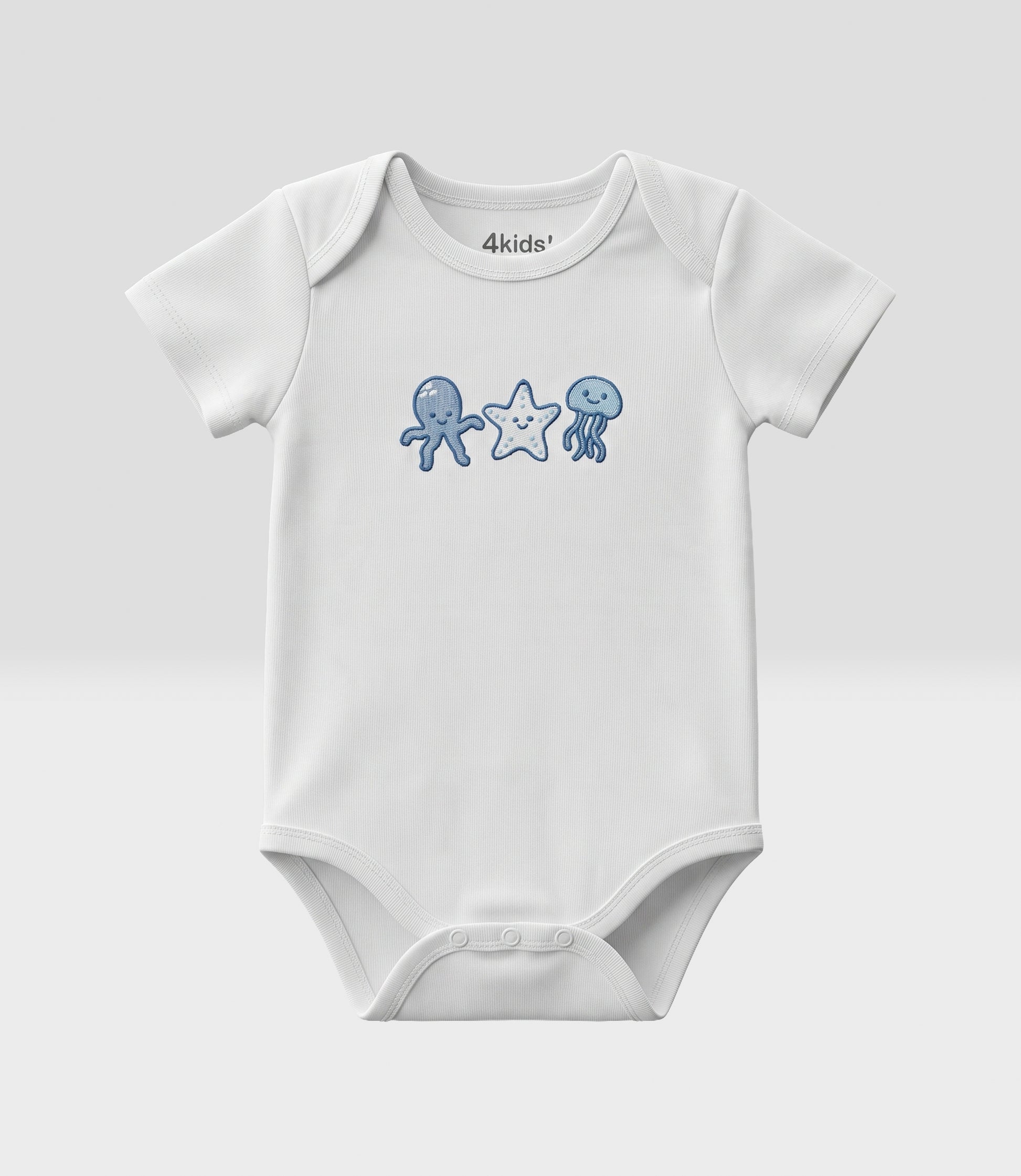 Pack body recién nacido 3 unidades 0 meses / Celeste