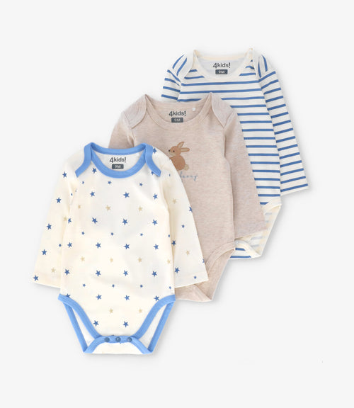 Pack body recién nacido 3 unidades