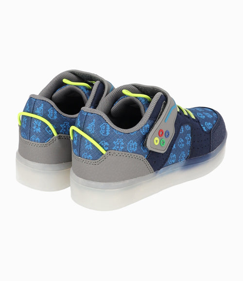 Zapatilla niño videojuegos 27 / Azul