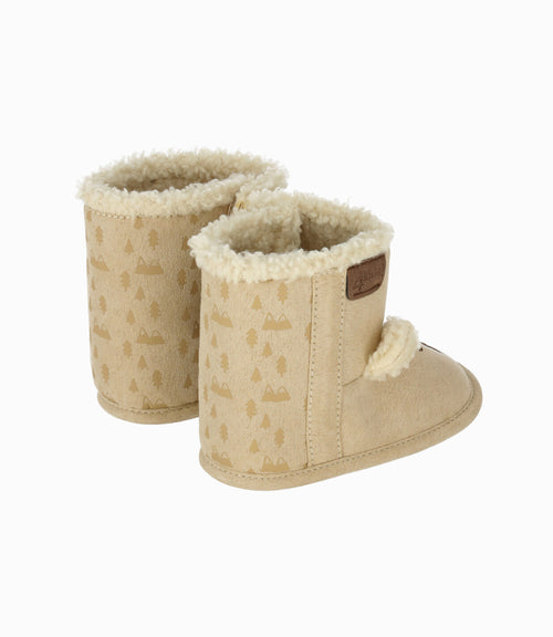 Bota recién nacido de osito 15 / Beige
