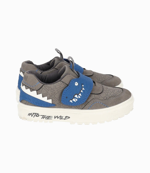 Zapato bebé niño con dinosaurio