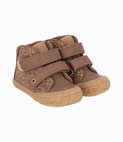 Botín bebé niño básico 19 / CAFÉ