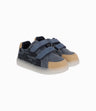 Zapatilla Bebé Niño Con Luces Azul