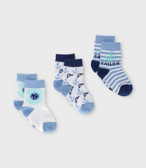 Pack calcetín niño 3 pares
