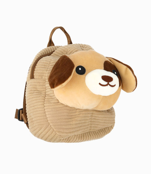 Mochila niño con perrito Talla única / Café