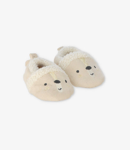 Pantuflas recién nacido con osito
