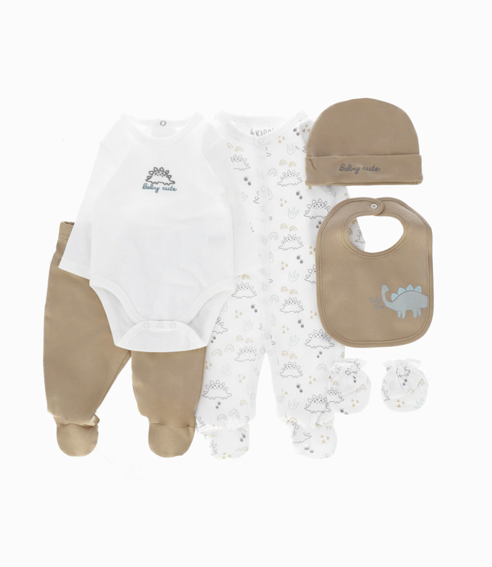 Ajuar recién nacido 6 piezas 0 meses / Blanco