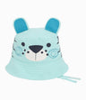 Gorro Recién Nacido Tigre Celeste