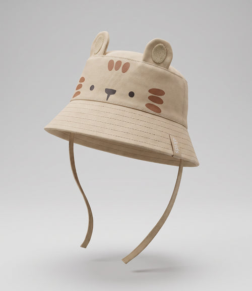 Gorro recién nacido bucket 0-6 meses / Beige