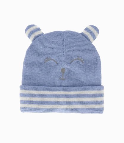 Gorro recién nacido con carita