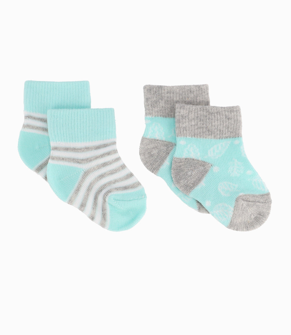 Pack Dos Calcetines Recién Nacido Con Diseño