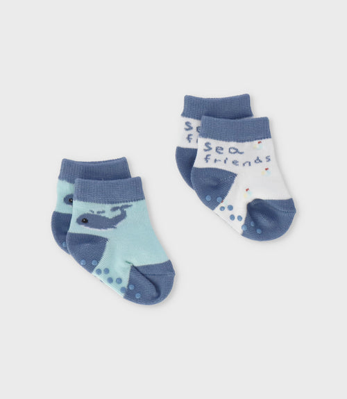 Pack calcetín recién nacido 2 pares