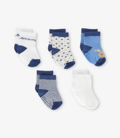 Pack calcetín recién nacido 5 pares