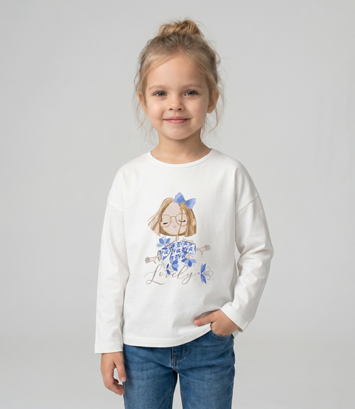Polera bebé con estampado