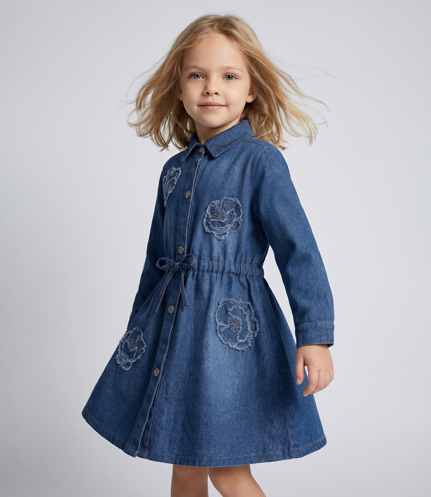 Vestido bebé de denim