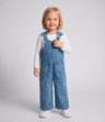 Jardinera bebé boho de denim