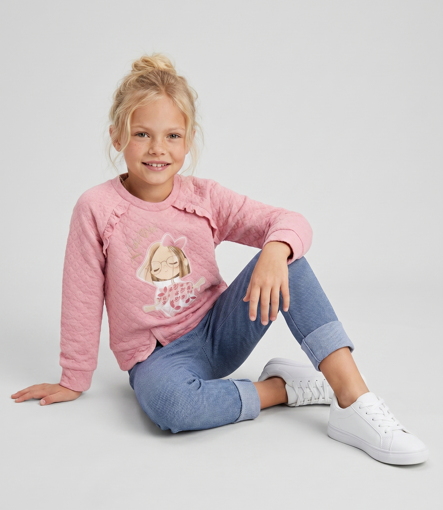 Conjunto niña con estampado