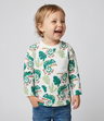 Polera bebé oversize con camaleón